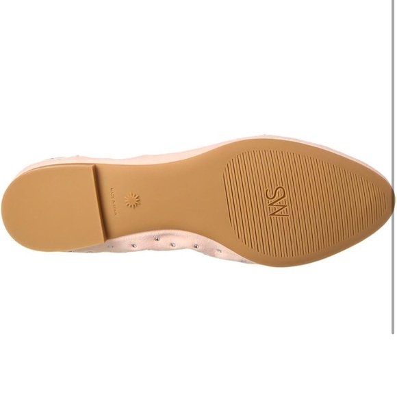 Stuart Weitzman Bling Ballet Suede Flats - Picture 4 of 4